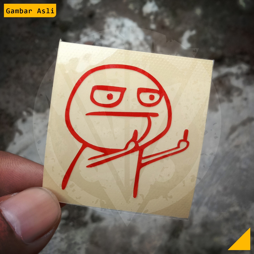 

Sticker Jari Tengah Fucek Pakyu Versi Mini Reflektif | Cutting Stiker Skotlet Motor Lucu