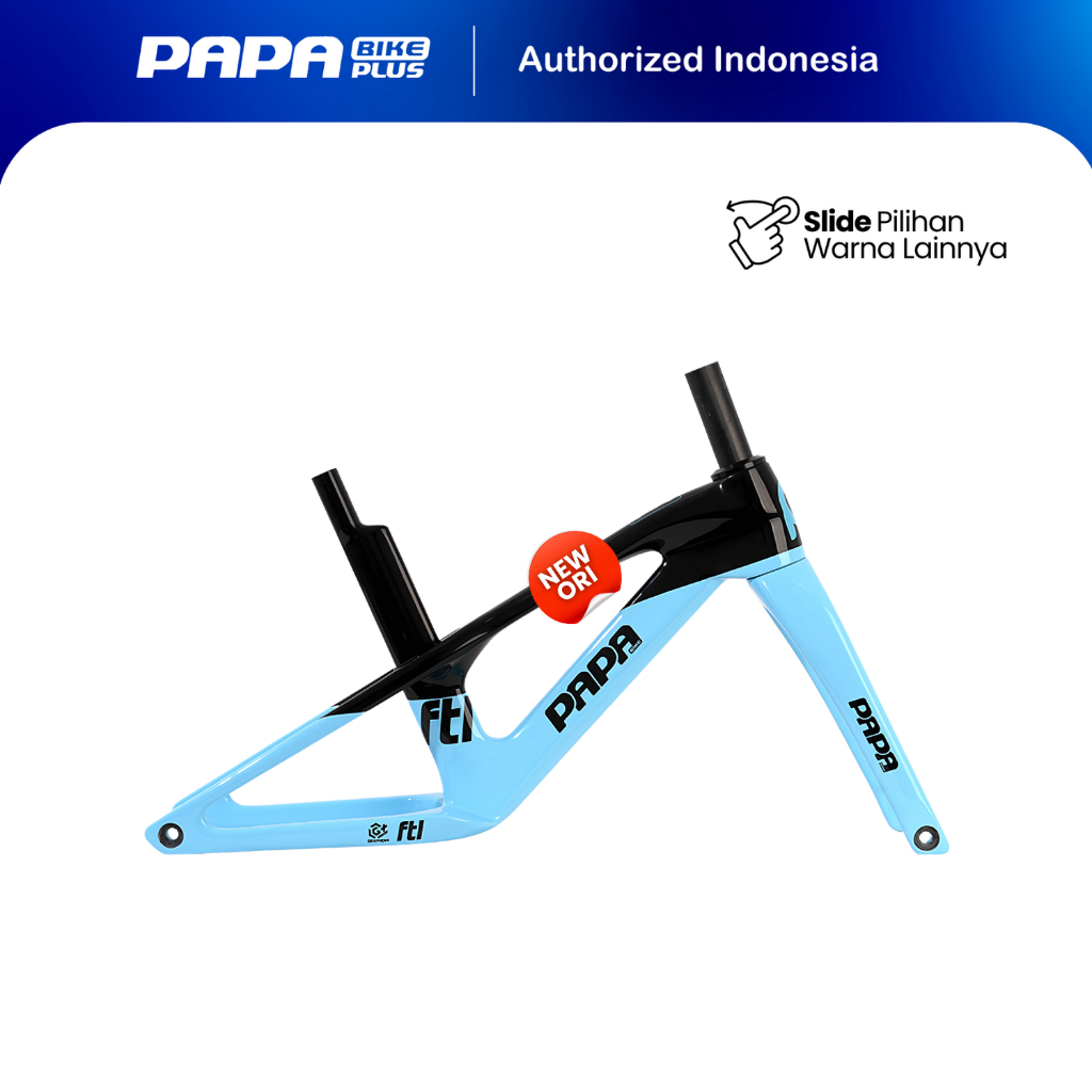 PAPA BIKE FTL PUSHBIKE CARBON FRAME ORIGINAL BERGARANSI