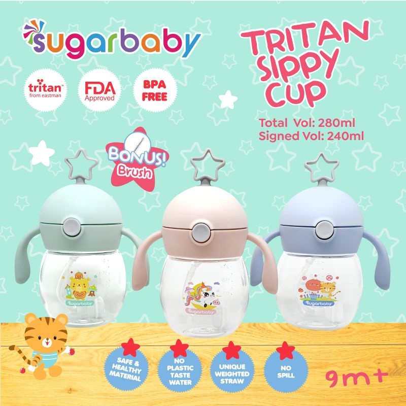 Sugar Baby Tritan Sippy Cup Star 240 ml
