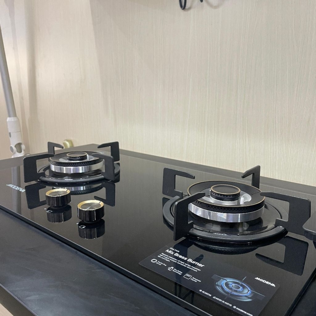 KOMPOR TANAM MODENA 2 TUNGKU || BH2725GABK KOMPOR TEMPERGLASS