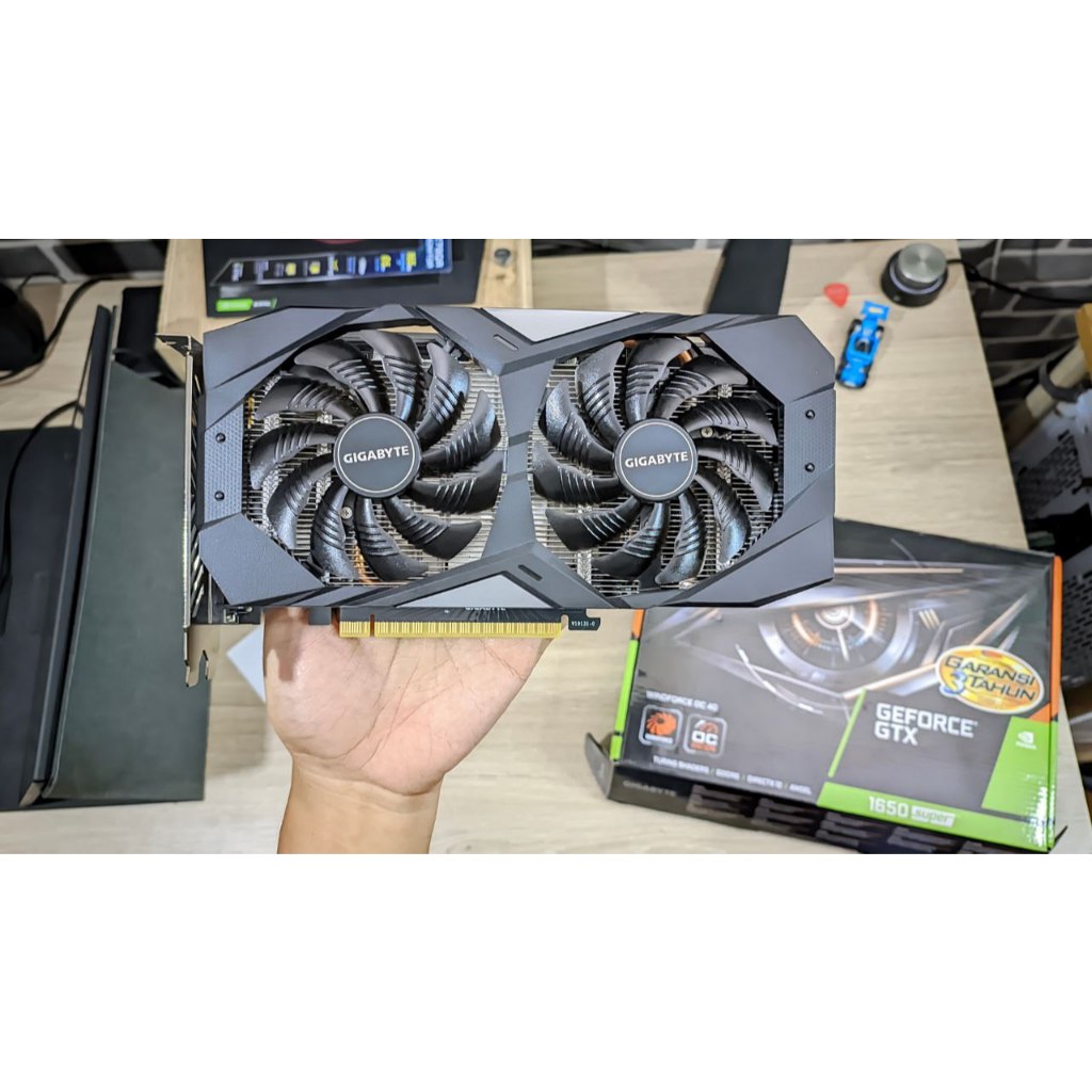 GIGABYTE GeForce GTX 1650 SUPER WindForce OC Segel Adem LikeNew Istimewa