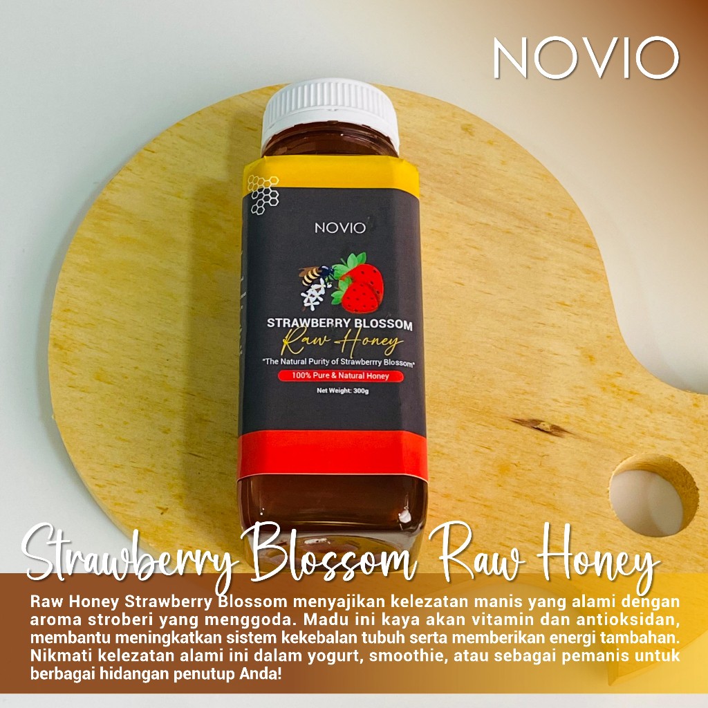 

Strawberry blossom raw honey / madu asli / madu alami dari bunga strawberry
