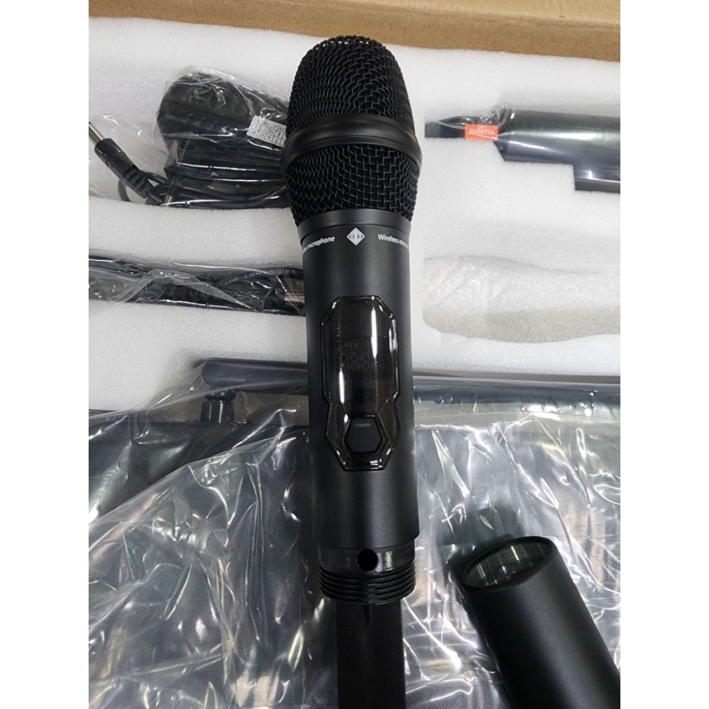 mic wireless WISDOM U 200 / U200 microphone 2 pegang handheld garansi