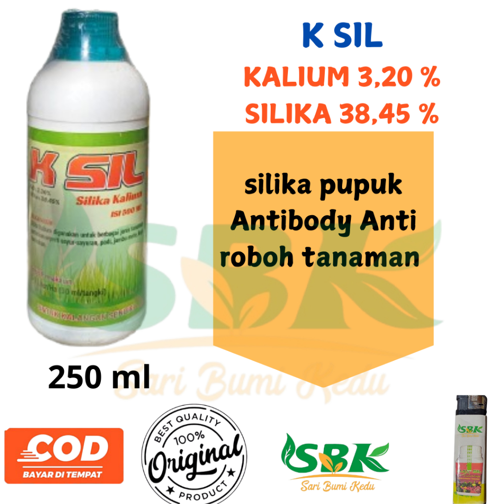 Berkahbaroka28 K Sil Pupuk Kalium Dan Silika Murni Penambah Bobot Buah Dan Anakan Padi, Anti Rebah