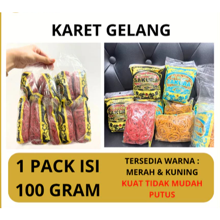

IS - KARET GELANG KUNING 14MM - KARET GELANG MERAH - KARET GELANG PREMIUM SERBAGUNA