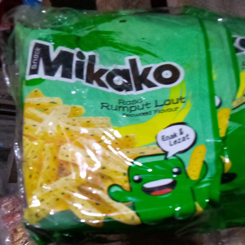 

mikako snack rasa rumput laut isi 10pcs/pack 18gram