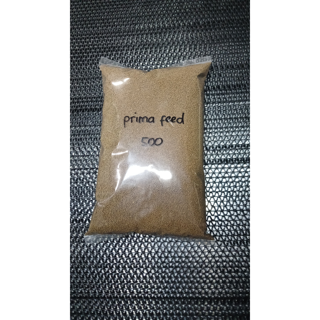 PRIMA FEED 500 500G REPACK/ PAKAN IKAN PRIMA FEED 500G