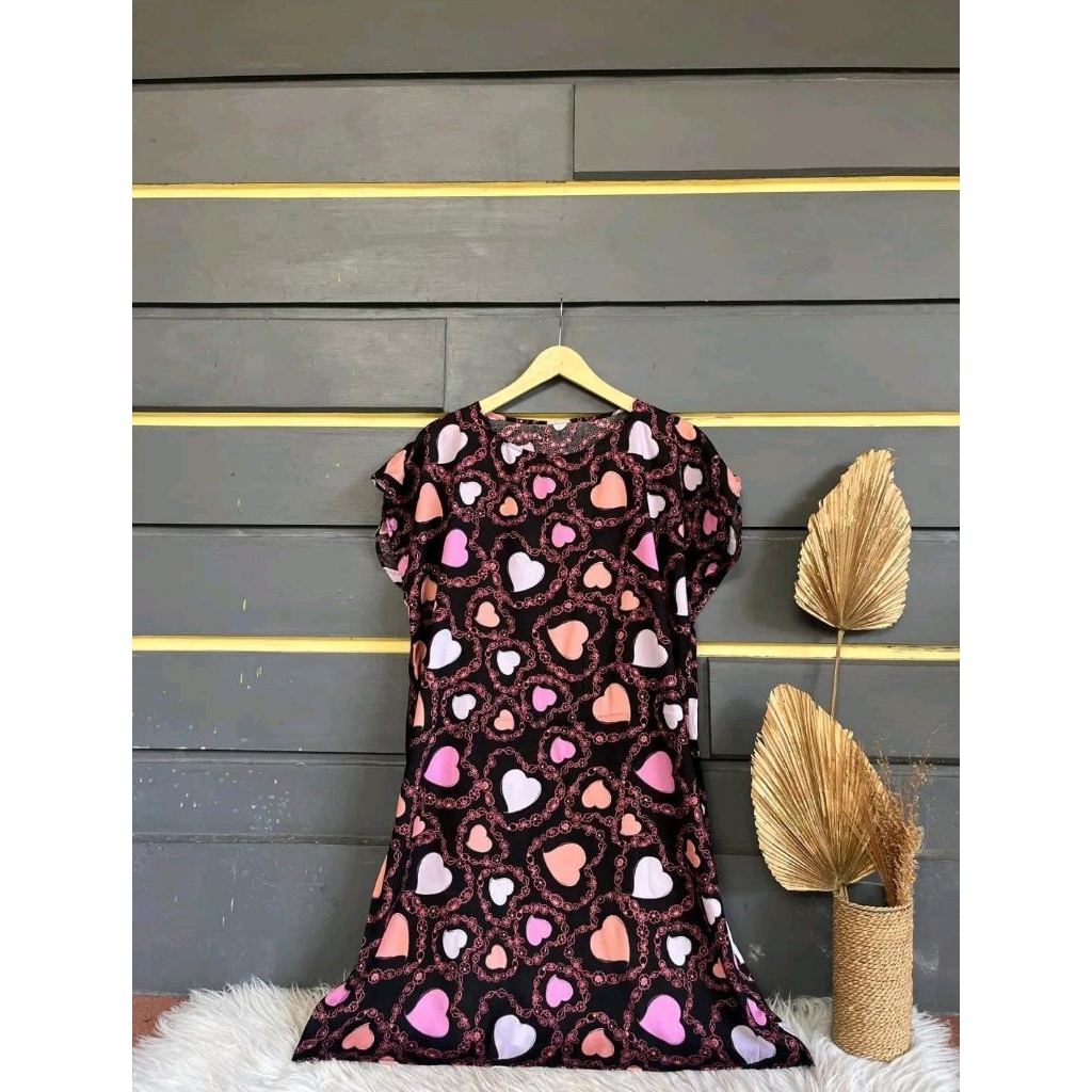 RB1 Daster Long Selutut Grosir Murah Konveksi Tasikmalaya Daster 30 ribu Selutut Non Busui Dress