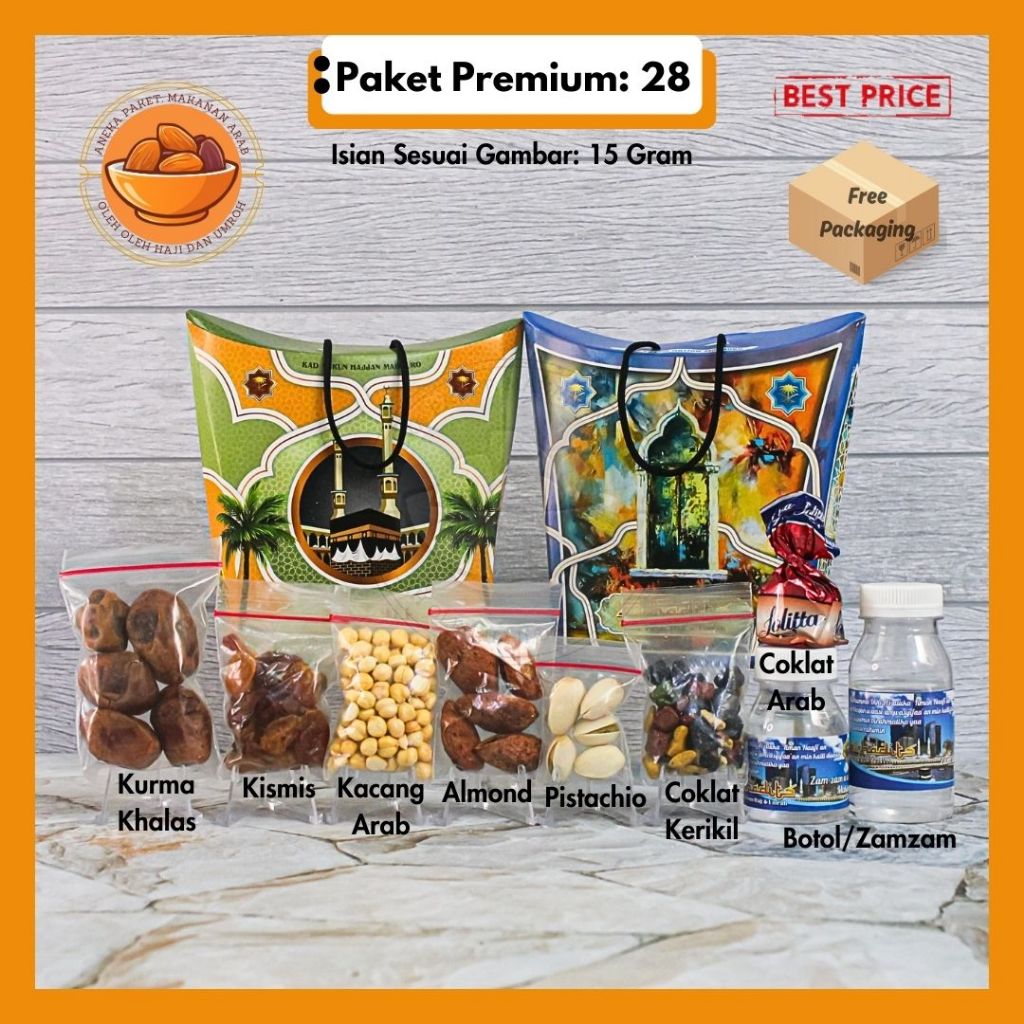 

Paket Oleh Oleh Haji dan Umroh Premium Isian Sesuai Gambar: 15 Gram