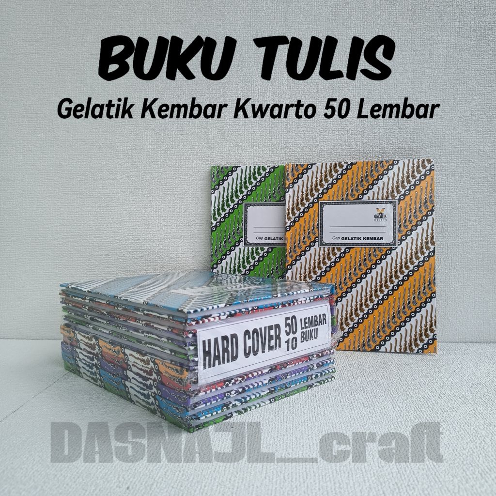 

( 1 pack / 10 pcs ) Buku Tulis Kwarto Gelatik Kembar 50 Lembar Buku Gelatik 50 Lembar Buku Kwarto Buku Batik Buku Hardcover