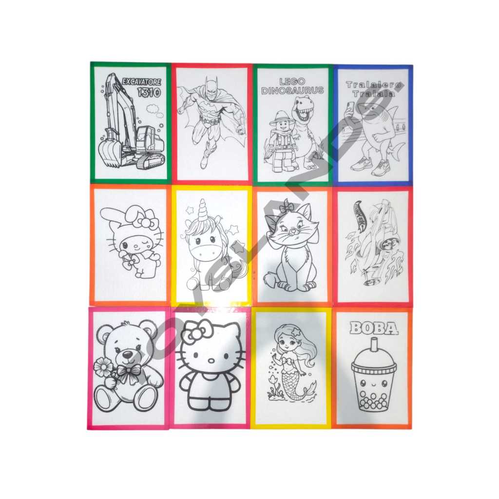

GROSIR 100PC STRYOFOAM LUKIS/GABUS LUKIS ANAK 33X50
