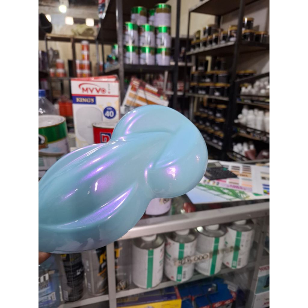 cat pu blue grey harga 1paket+lembayung ungu cat motor mobil cat custom automotif