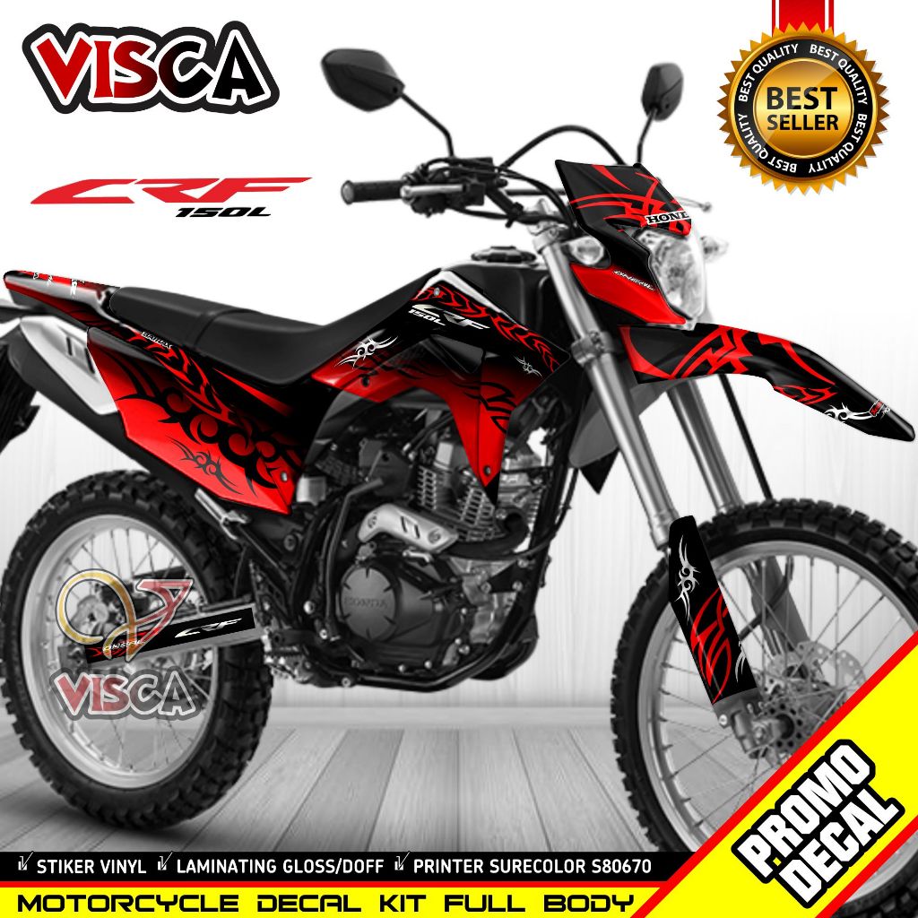 Decal CRF 150 L Full Body Decal CRF 150L Terbaru Full Body Keren Stiker CRF 150 Full Body Terbaru De