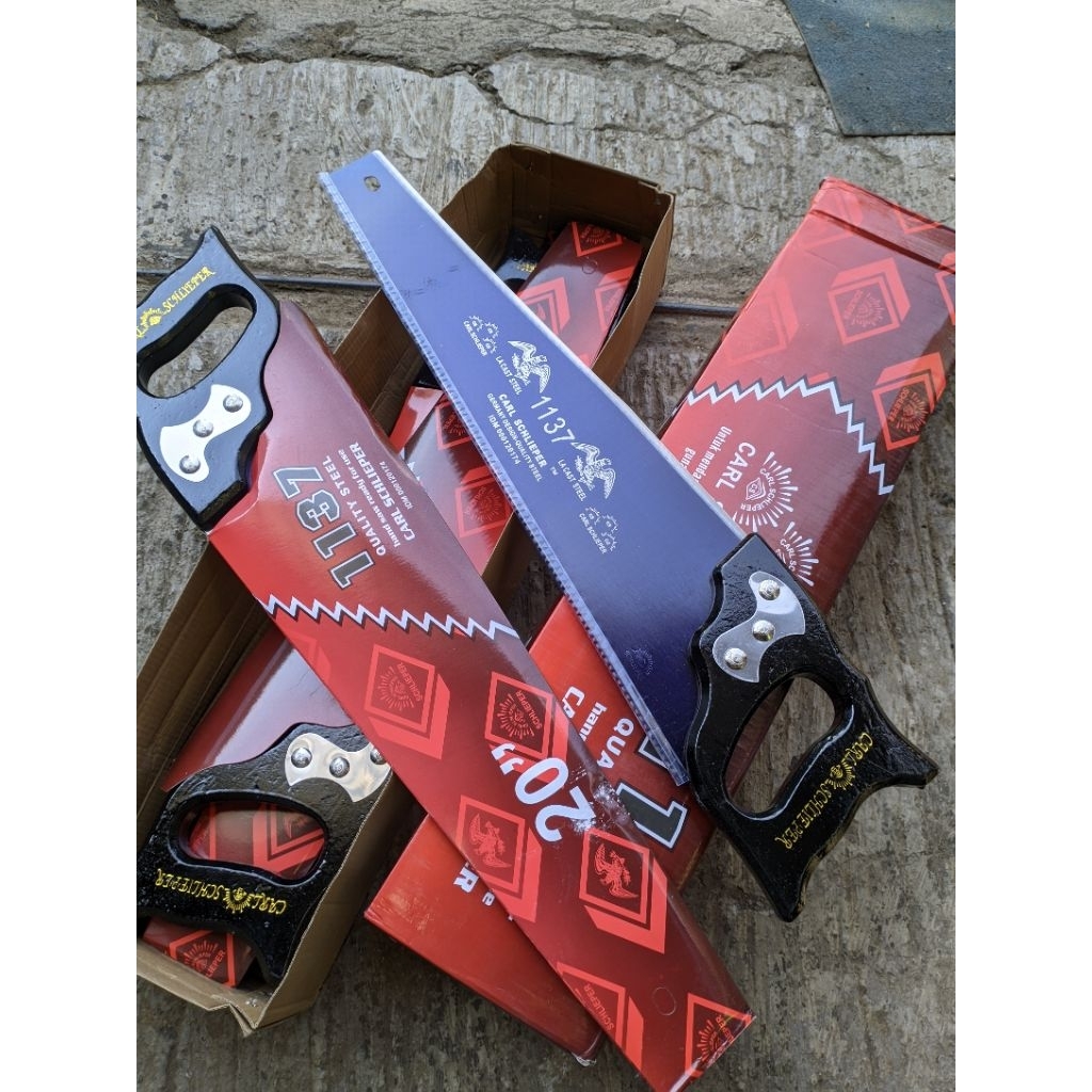 Gergaji Kayu Cap Mata 20 Inch Asli -Graji Tjap Carl Schlieper Pemotong Bambu