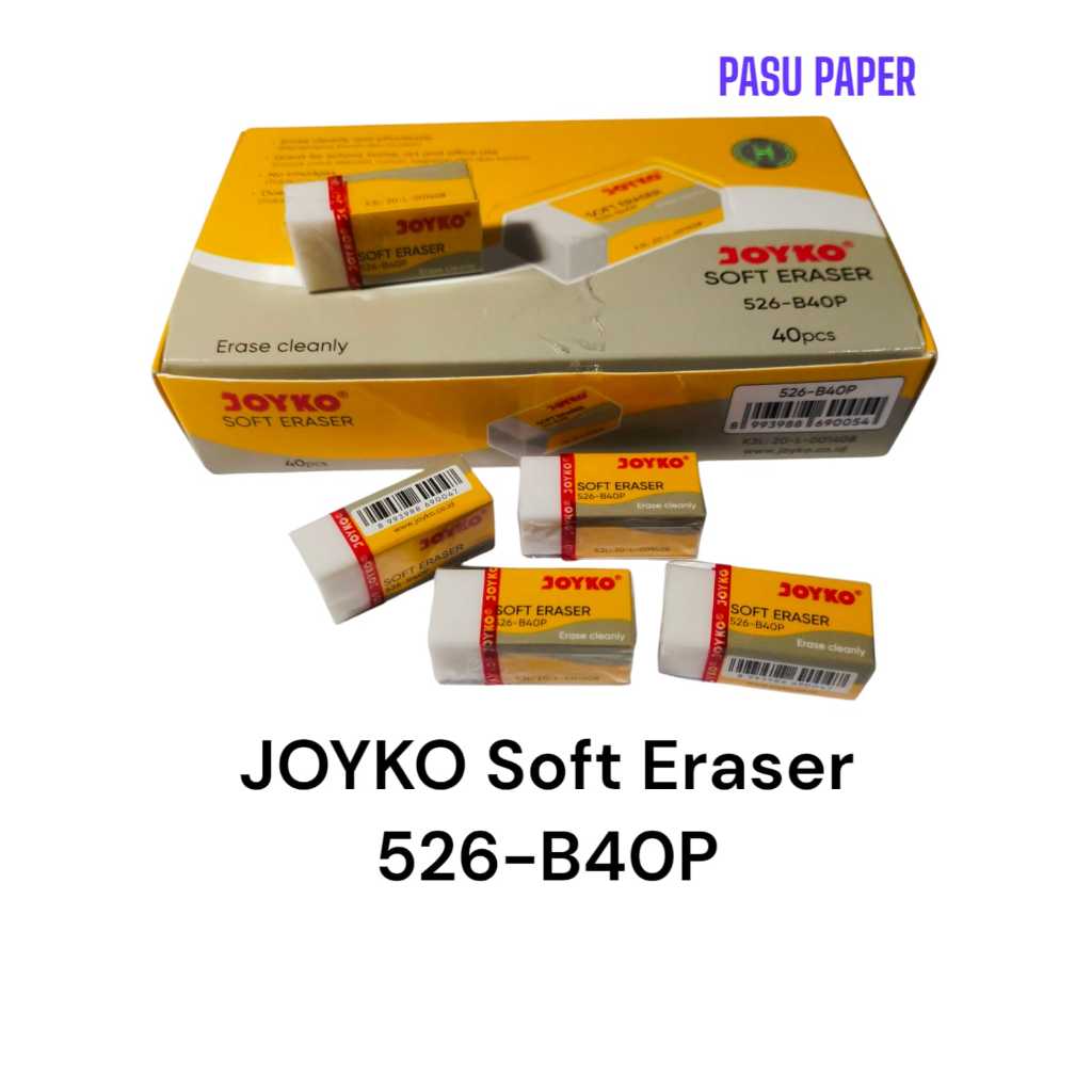 

Eraser / Penghapus Pensil / Penghapus Karet JOYKO 526-B40P - PCS