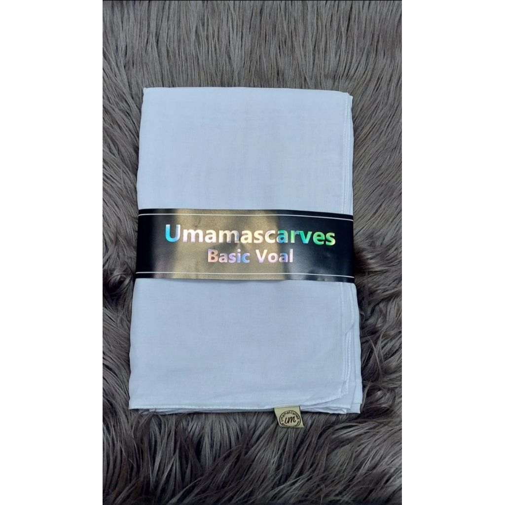 segi empat basic voal khusus putih umama.untuk harga 10 pcs