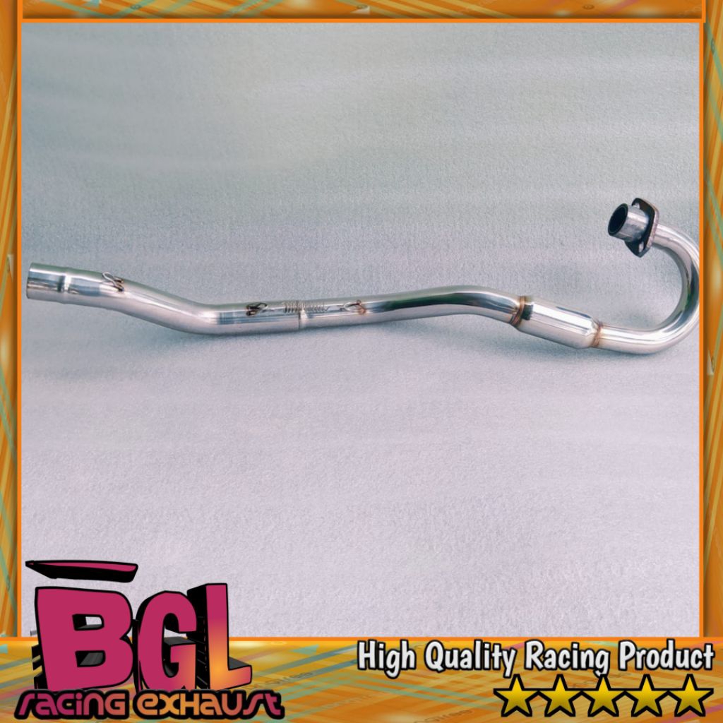 Pipa leher knalpot KLX Tiger bending