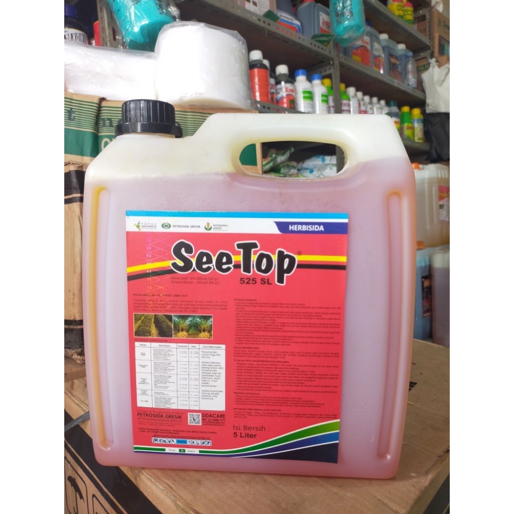 Racun Rumput SEETOP 525SL ,5L ,Pembasmi Ampuh (Original 100%)