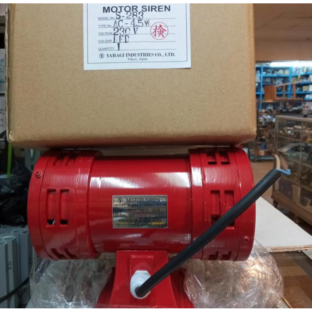 sirine yahagi s283 motor siren yahagi a-283 220volt sirine yahagi s283