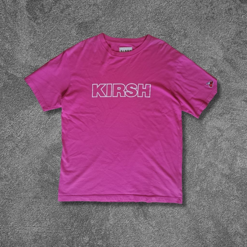 Kaos Cewe Woman T-shirt Kirsh Pink