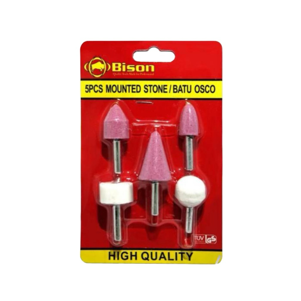 batu osco set 5 pcs batu gerinda mini / gerinda mounted stone /mata gerinda botol asah mini osco