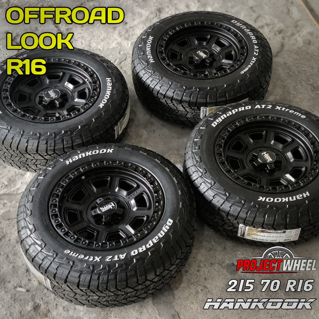 VELG HSR R16 OFFROAD PLUS BAN 215 70 R16 = XTS02 5X114,3 HANKOOK DYNAPRO = RUSH TERIOS XTRAIL VITARA