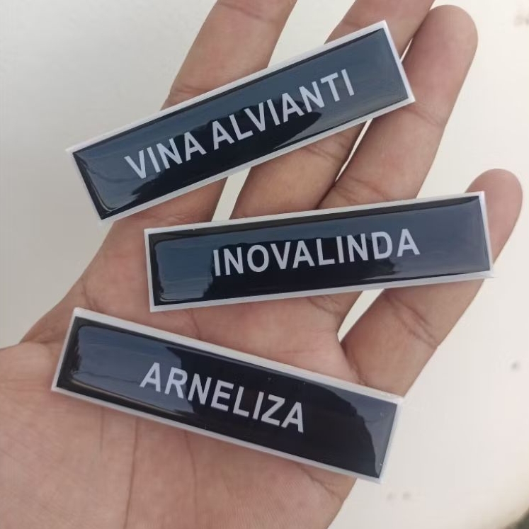 

Name Tag Nama Dada Nametag Akrilik Peniti