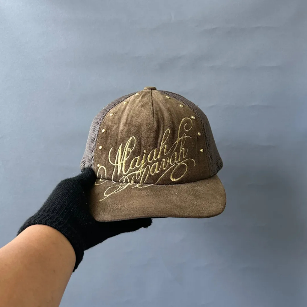 Topi Cap Unisex Pria Wanita MAJAH FLAVAH Suede