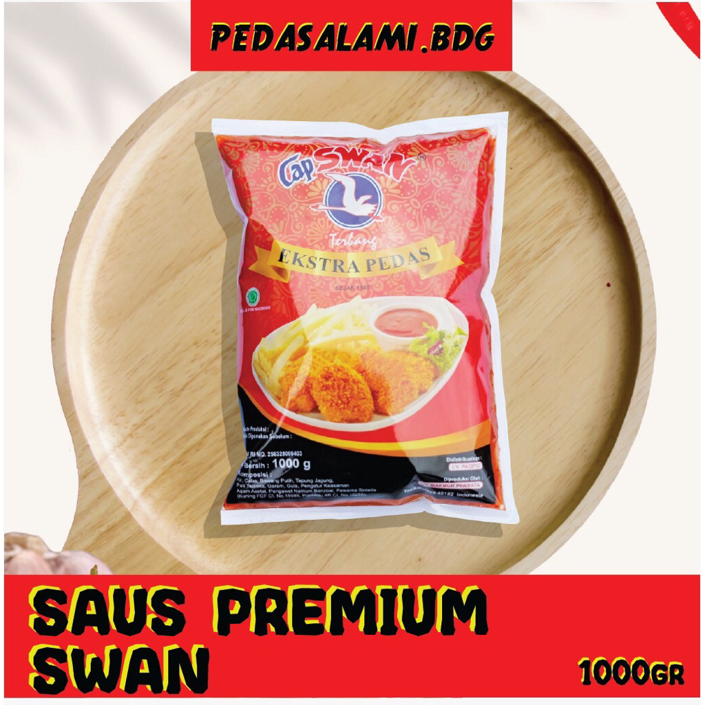 

Saus Dimsum Pedas Manis Cap Swan 1 Kg Saus Frozen Food Premium