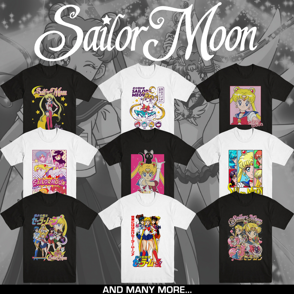 SAILOR MOON | T-SHIRT ANIME | MAGICAL GIRL | MERCHANDISE