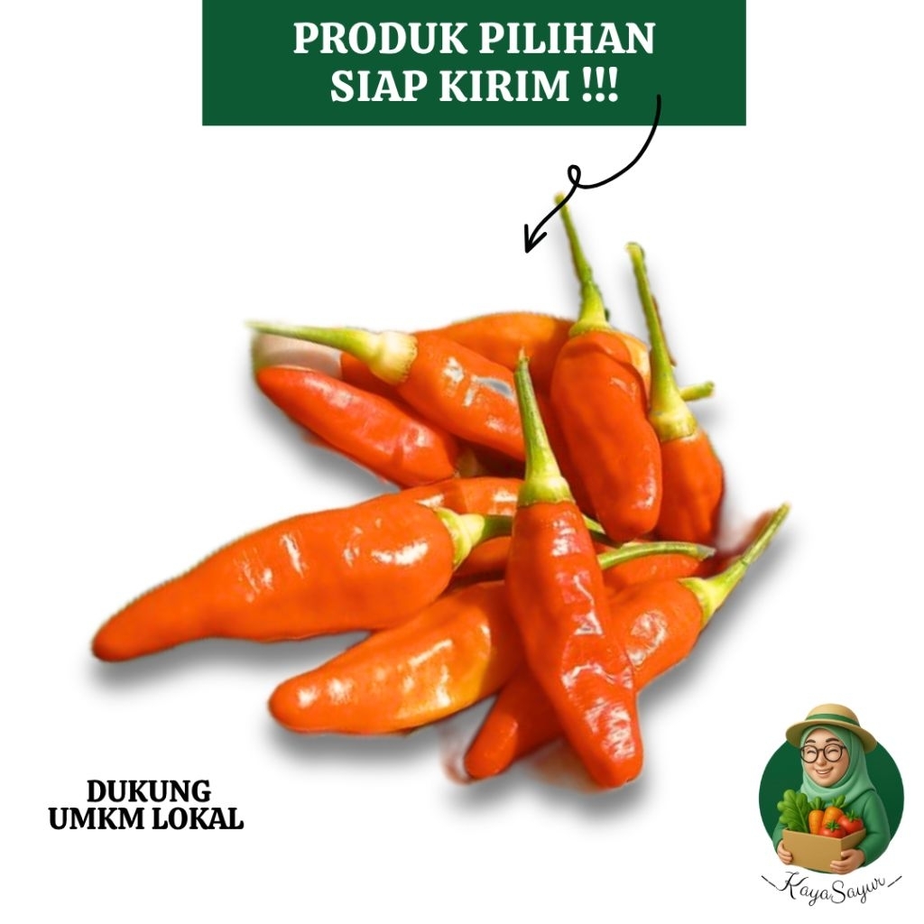 

Cabe Rawit Cengek Domba fresh 100gr / 1 0ns