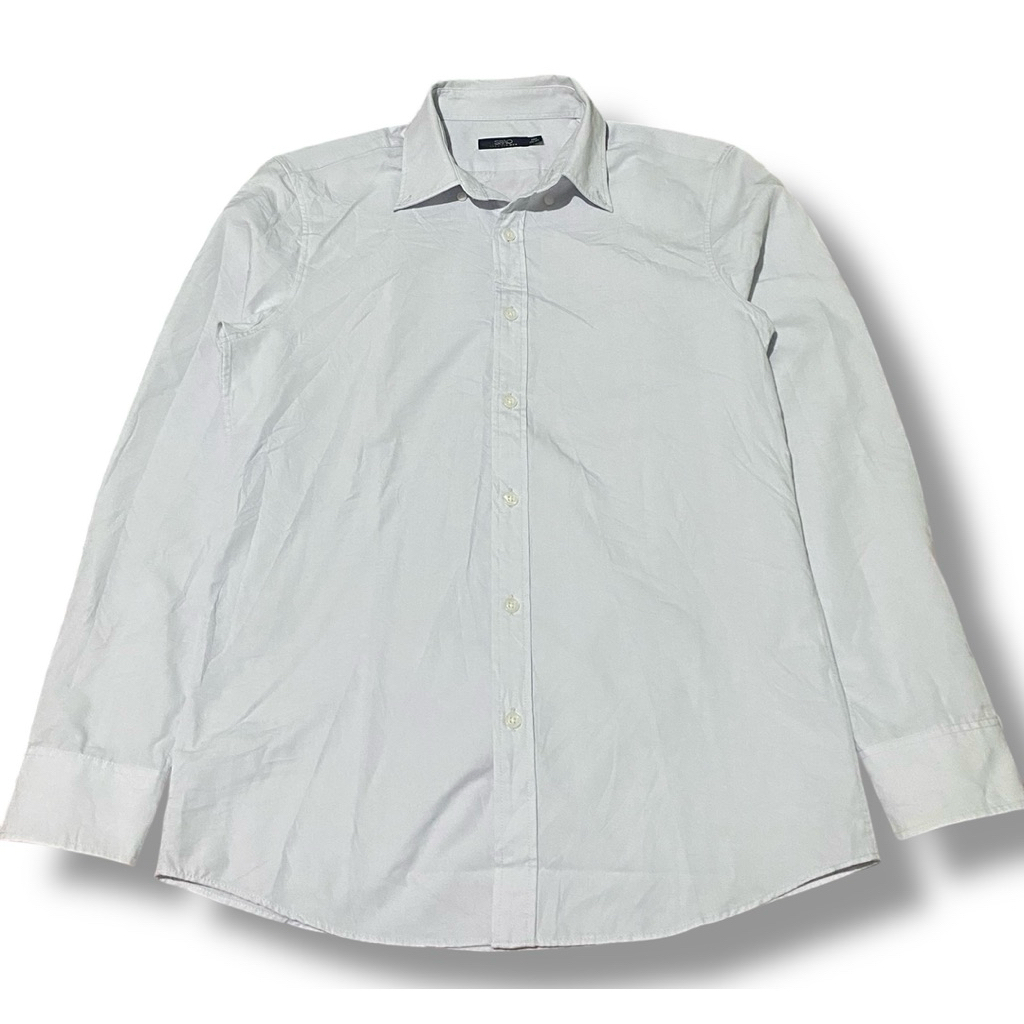 SPAO For Men Kemeja Kerja Basic Light Blue Preloved