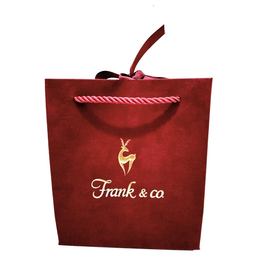 

Paperbag Frank & Co Bahan Beludru / Suede S Size