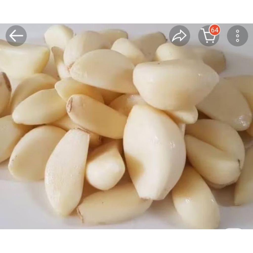 

Bawang putih kupas berat 250 gram, khusus instan