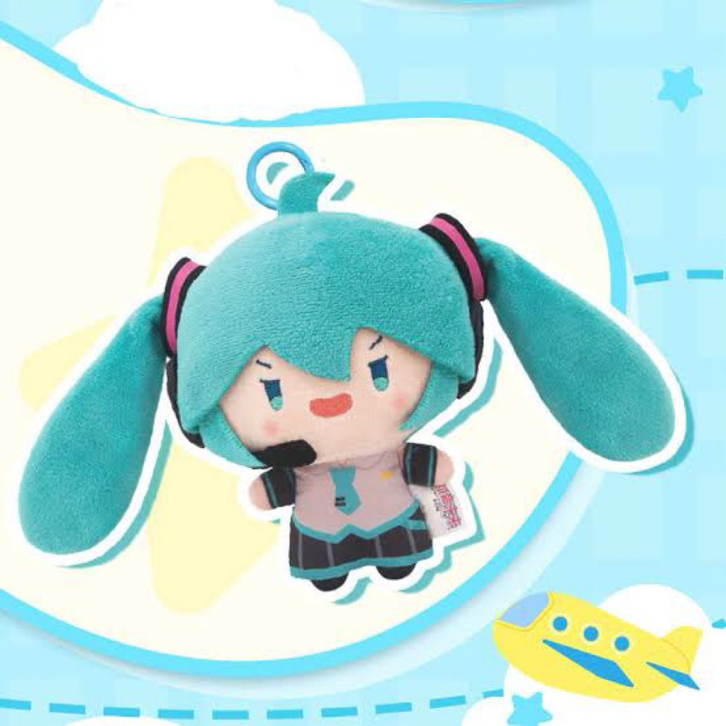 [READY STOK] Miniso x Hatsune Miku - Ganci / Keychain / Hatsune Miku Collection Overjoyed Plushie ha