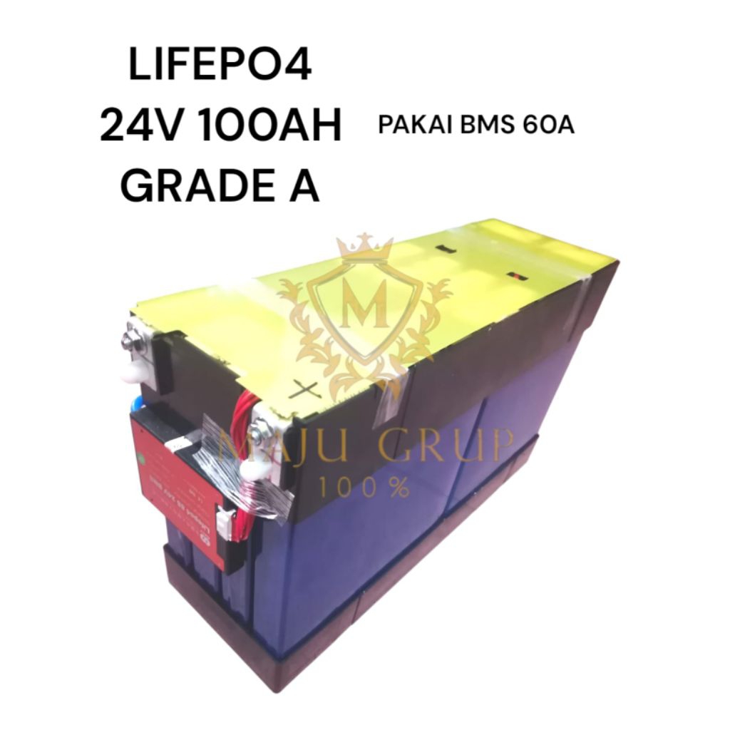 baterai lifepo4 24v 100ah bergaransi