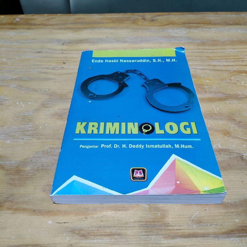 Buku Kriminologi Bekas Ori
