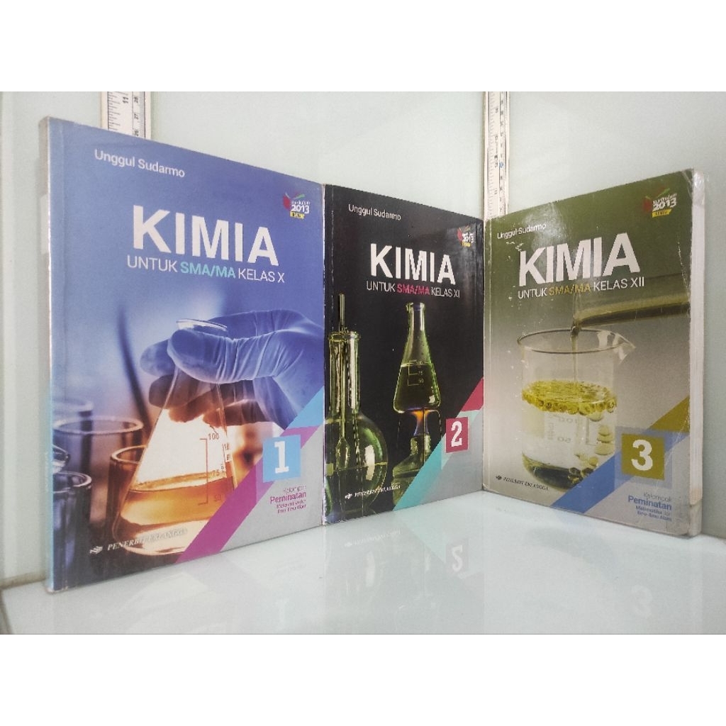 KIMIA JILID 1 2 3 SMA KELAS X, XI, XII, Kelompok Peminatan Unggul Sudarmo