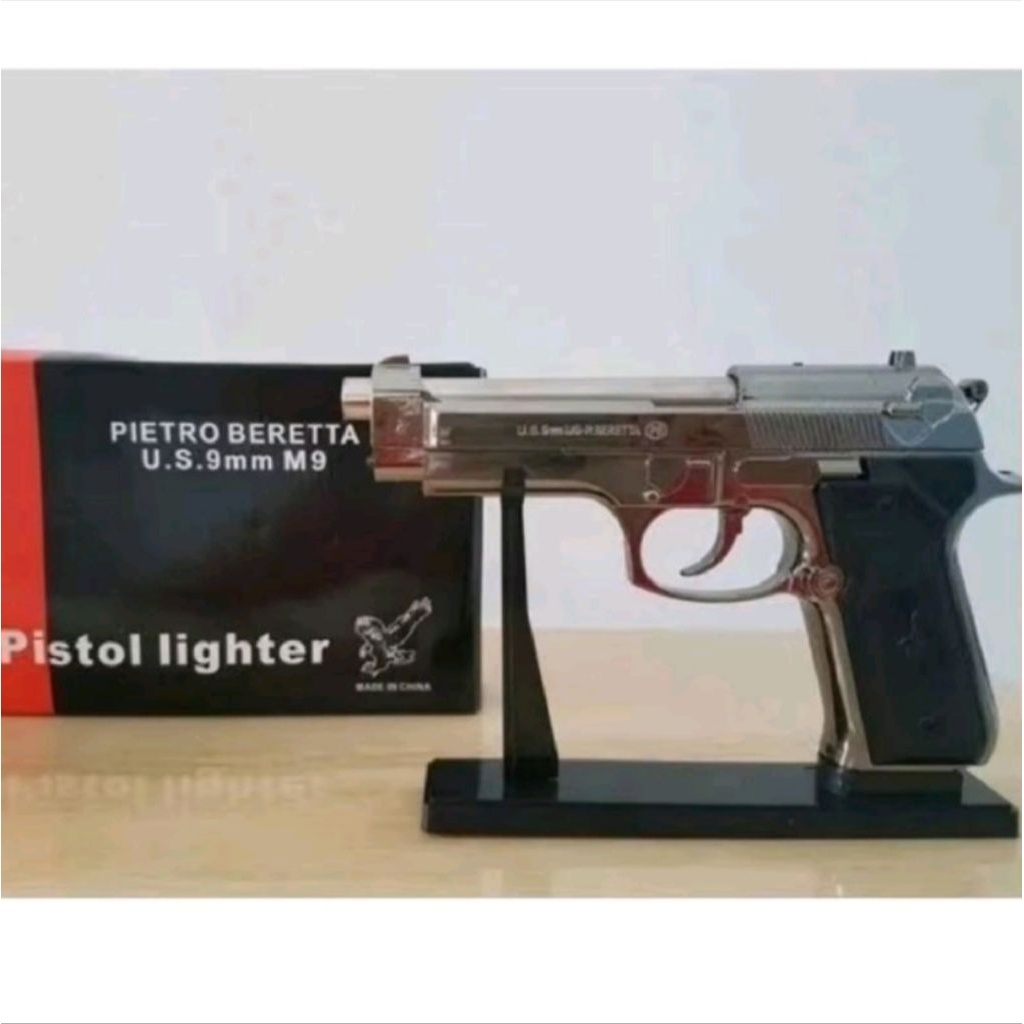 Paling di gemari  KOREK API PISTOL BARETA UKURAN BESAR FULL BESI