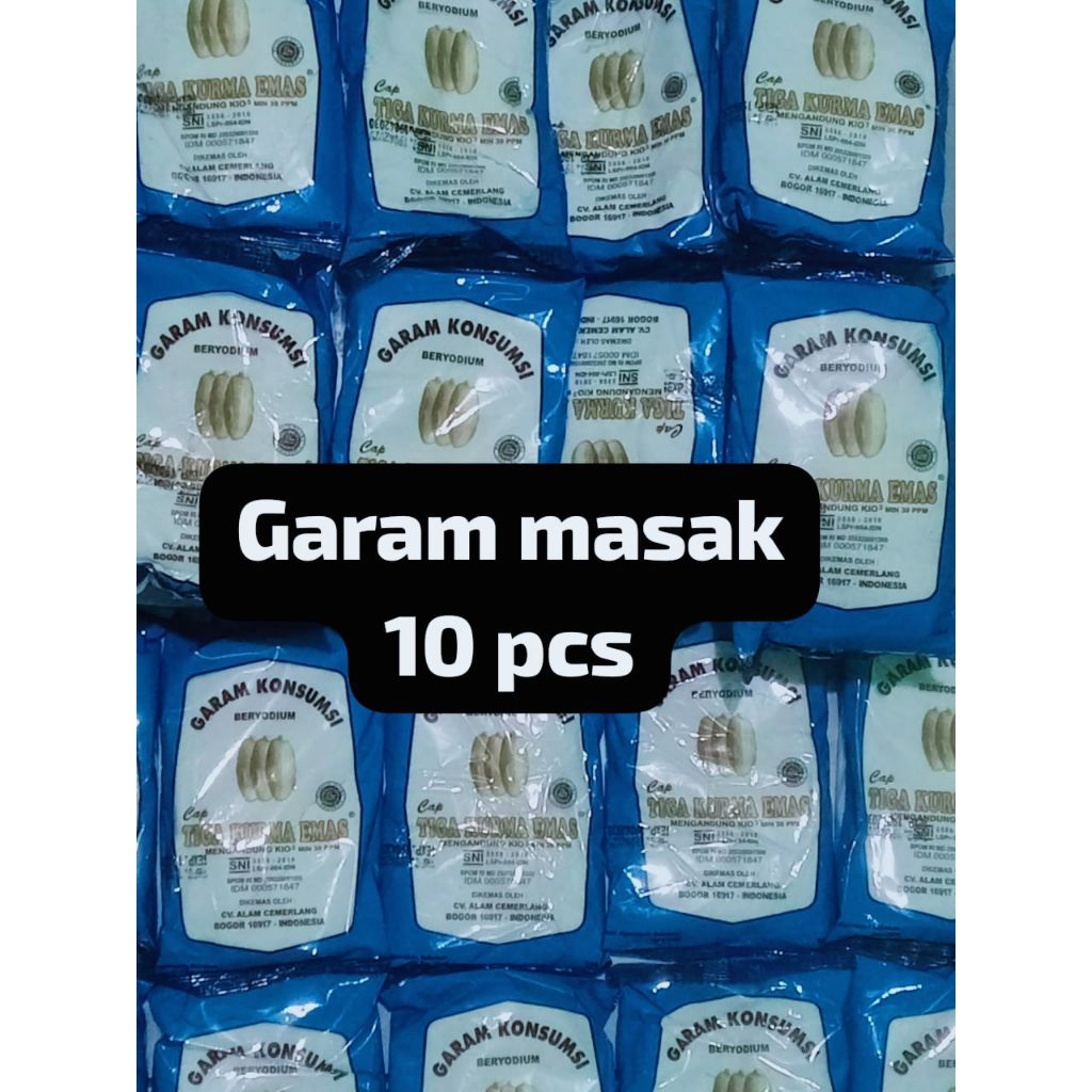 

Garam masak 10 pcs Garam Halus