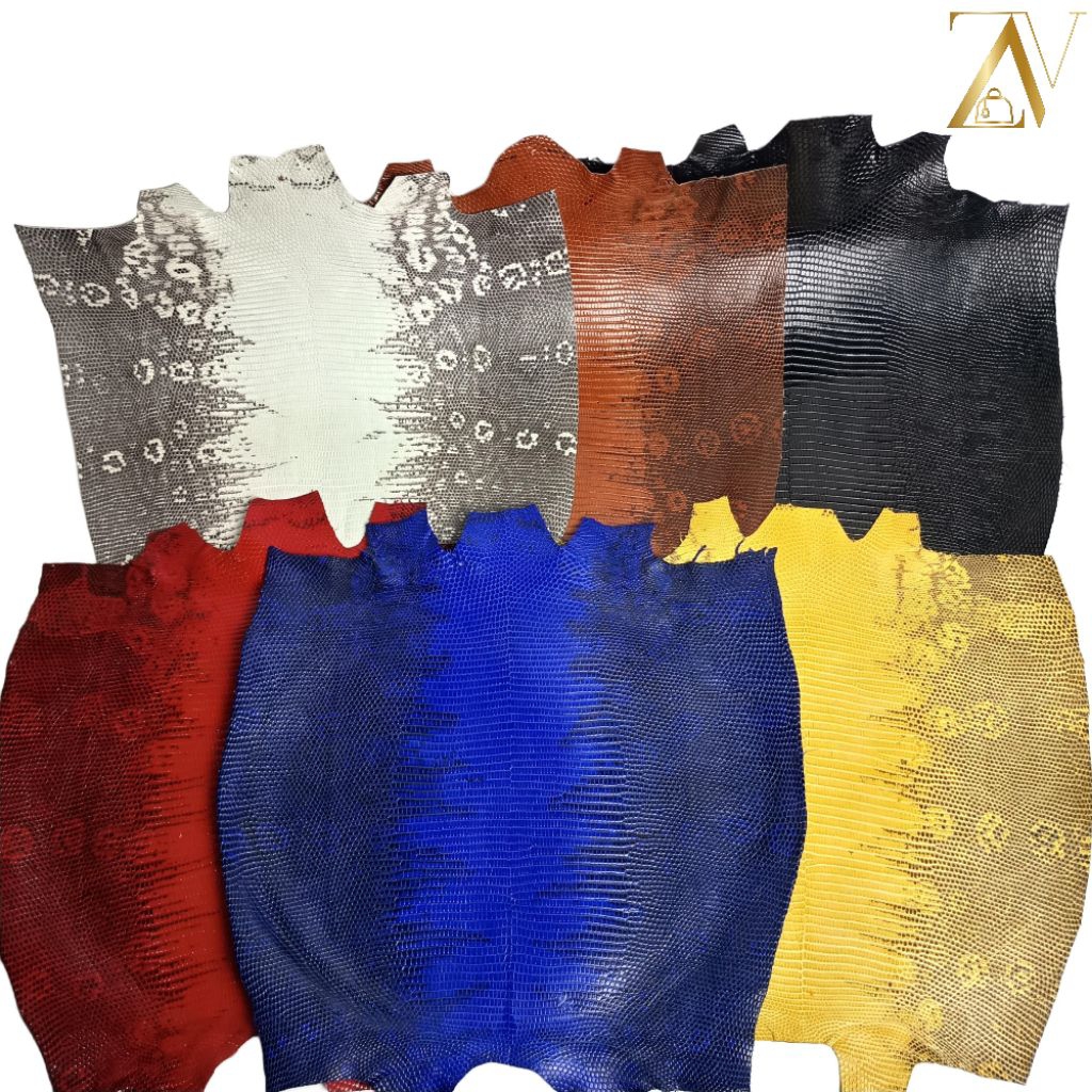 Bahan Kulit Biyawak/Lizard Back Cut Grade II
