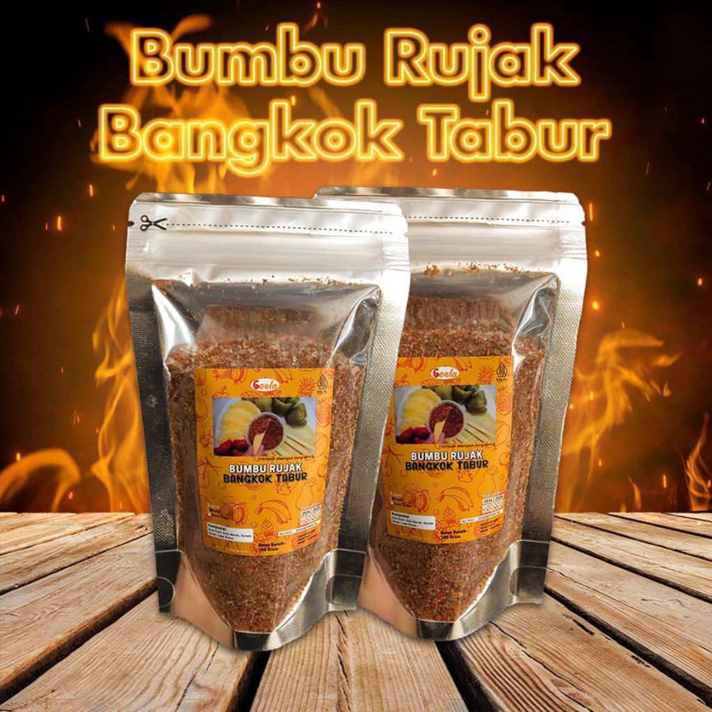 

Ada bumbu rujak buah jambu dan nanas