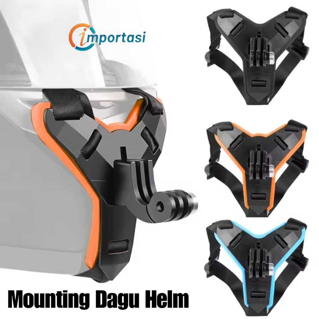 Chin Mount Strap Holder Support Helmet Gopro Osmo Xiaomi SJCAM Brica Insta360 Ace Pro 2