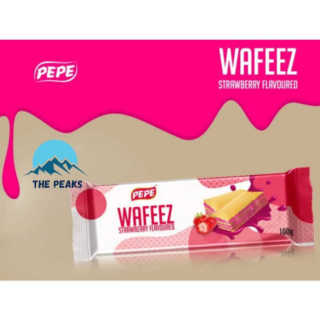 

(The Peaks) Pepe Wafeez Flavoured Wafer 100g Imported from Singapore