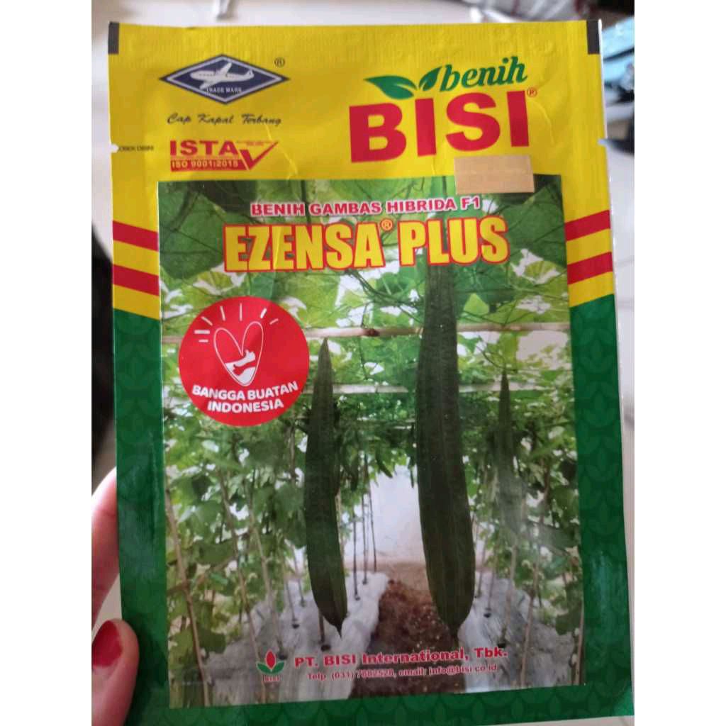 Benih Tahan Virus Gambas Oyong EZENSA PLUS Kadaluarsa Terbaru 2026 Kemasan 10 gram