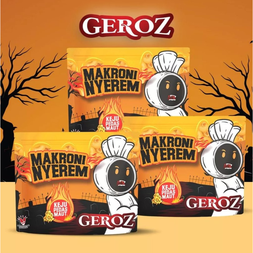 

TOP! Geroz - Makroni Nyerem - Rasa Keju Pedas isi 3