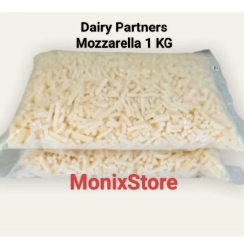 

ARLA PRO Mozzarella Shredded Pizza Topping 2 KG | Dairy Partners Mozzarella Parut 2 KG |1KG Repack