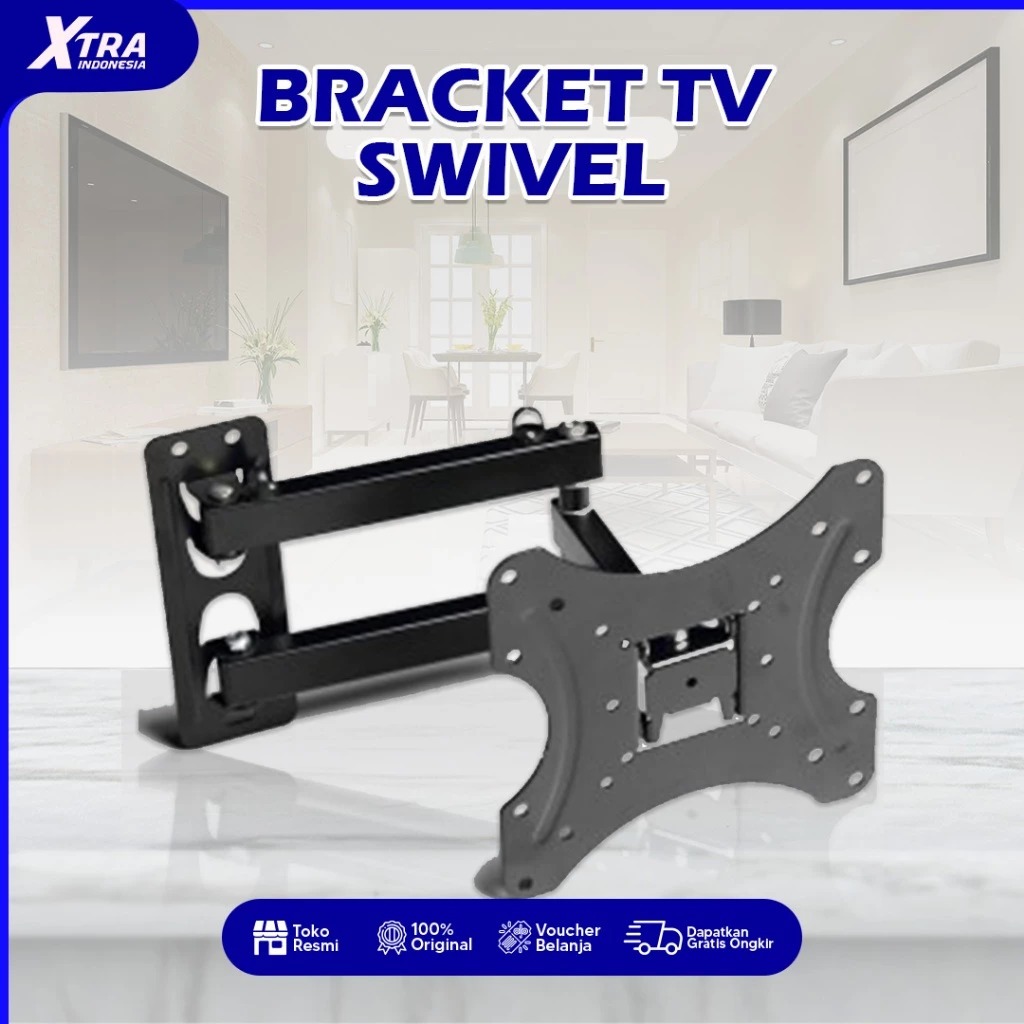 BRACKET SWIVEL TV LED 14 - 32 Inch Universal Smart TV Digital LCD Braket Putar