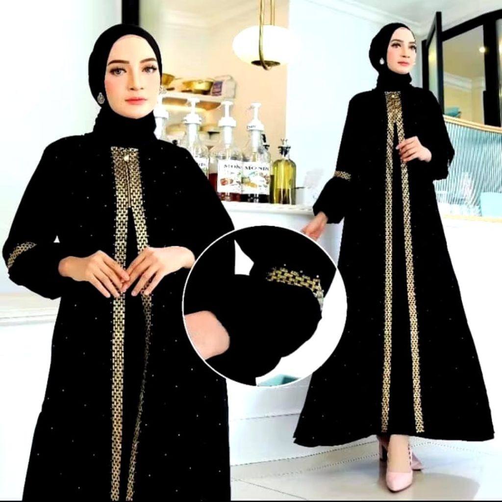 abaya turky couple anak dan ibu