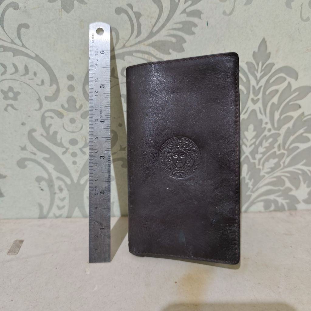 Dompet pria kulit versace preloved